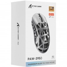 Мишка Attack Shark R2 Wireless/Bluetooth 42000dpi (PAW3950) 6кн. Black (R2B_AS)