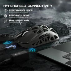 Мишка Attack Shark R2 Wireless/Bluetooth 42000dpi. (PAW3950) 6кн. Silver gray (R2SGR_AS)
