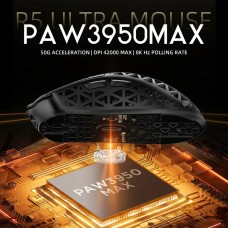 Мишка Attack Shark R5 Ultra Wireless PAW3950MAX сенсор 42000dpi. 6кн. Black (R5ULTRAB_AS)