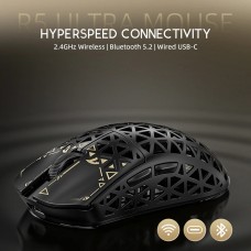 Мишка Attack Shark R5 Ultra Wireless PAW3950MAX сенсор 42000dpi. 6кн. Black (R5ULTRAB_AS)
