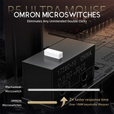 Мишка Attack Shark R5 Ultra Wireless PAW3950MAX сенсор 42000dpi. 6кн. Black (R5ULTRAB_AS)