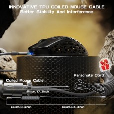 Мишка Attack Shark R5 Ultra Wireless PAW3950MAX сенсор 42000dpi. 6кн. Black (R5ULTRAB_AS)