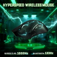 Мишка Attack Shark V3 Ultra-Light Wireless PAW3311 сенсор 25000dpi. 6кн. Black (V3B_AS)