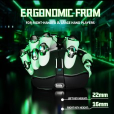 Мишка Attack Shark V3 Ultra-Light Wireless PAW3311 сенсор 25000dpi. 6кн. Black (V3B_AS)