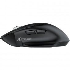 Мишка Attack Shark V6 Ultra-Light Wireless/Bluetooth 25000dpi. (PAW3311) 7кн. Black (V6B_AS)