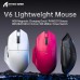 Мишка Attack Shark V6 Ultra-Light Wireless/Bluetooth 25000dpi. (PAW3311) 7кн. Black (V6B_AS)