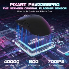 Мишка Attack Shark X1 Wireless/Bluetooth 40000dpi. (PAW3395PRO) 6кн. Black (X1B_AS)