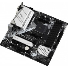 ASRock B550M Pro4 (AM4/B550, 4*DDR4, 2xPCIex16, DP/HDMI/VGA, 6xSATA, 3xM.2, GLan, 7.1ch, mATX) (B550M Pro4)
