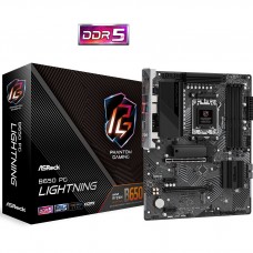 ASRock B650 PG LIGHTNING (AM5/B650, 4*DDR5, 2xPCIex16, HDMI, 4xSATA, 3xM.2, 2.5GLan, 7.1ch, ATX) (B650 PG LIGHTNING)