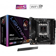 ASRock B650I LIGHTNING WIFI(AM5/B650, 2*DDR5, 1xPCIex16, HDMI/DP, 2xSATAІІІ,2xM.2, 2.5GLan, mITX) (B650I LIGHTNING WIFI)