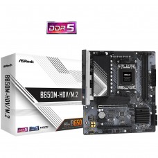 ASRock B650M-HDV/M.2 (AM5/B650, 2*DDR5, PCIex16, DP/HDMI, 4xSATAІІІ, 2xM.2, 2.5GLan, 7.1ch, mATX) (B650M-HDV/M.2)