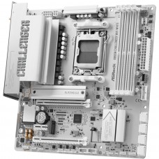 ASRock B850M CHALLENGER WIFI WHITE (AM5/B850, 4*DDR5, 2xPCIex16, HDMI, 4xSATA,2xM.2, 2.5GLan, mATX) (B850M CHALLENGER WIFI WHI)