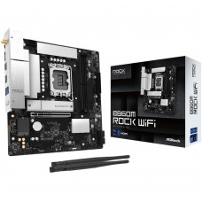 AsRock B860M ROCK WIFI (1851/B860, 2*DDR5, 2*PCIex16, HDMI/DP, 4xSATA, 2xM.2, 2.5Glan, 7.1ch, mATX) (B860M ROCK WIFI)
