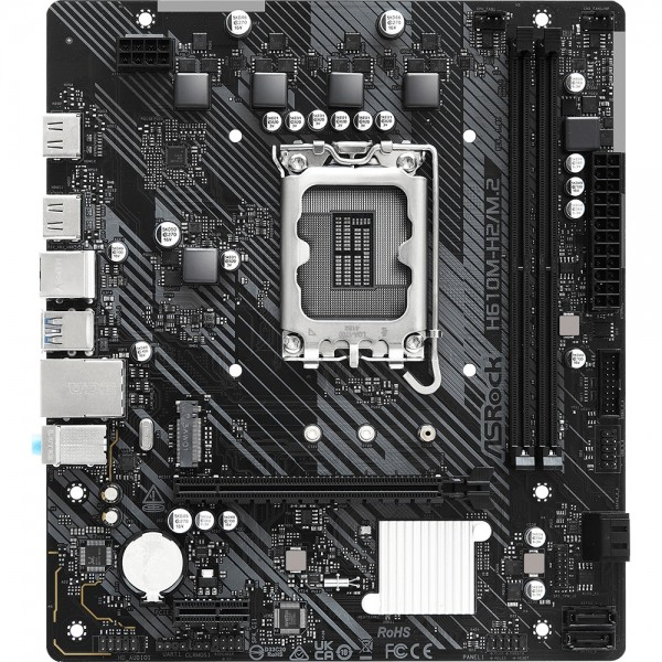 ASRock H610M-H2/M.2 (1700/H610, 2*DDR4, 1xPCIex16, 2xHDMI, 4xSATA, M.2, GLan, 7.1ch, mATX) (H610M-H2/M.2)