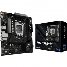 AsRock H810M-H (1851/H810, 2*DDR5, PCIex16, HDMI, 4xSATA, M.2, Glan, 7.1ch, mATX) (H810M-H)