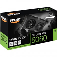GeForce RTX5060 Inno3D TWIN X2 OC V2, 8GB GDDR7, 128bit, PCI Express 5.0 (N50602-08D7X-195071N)