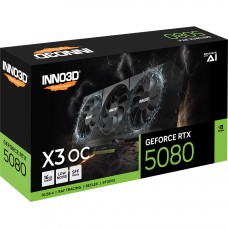 GeForce RTX5080 Inno3D X3 OC, 16GB GDDR7, 256bit, PCI Express 5.0 (N50803-16D7X-17603930)
