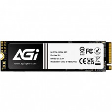 SSD 1Tb AGI AI298 M.2 2280 PCIe Gen 3x4 NVMe 1.3 3D NAND, Retail (AGI1T0GIMAI298)