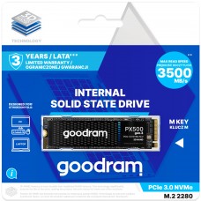 SSD 1Tb GoodRAM PX500 M.2 2280 PCIe Gen 3x4 NVMe 3D NAND, Retail (SSDPR-PX500-01T-80-G3)