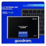 SSD 256Gb GoodRAM CX400 2.5" SATA III 3D NAND, Retail (SSDPR-CX400-256-G2)