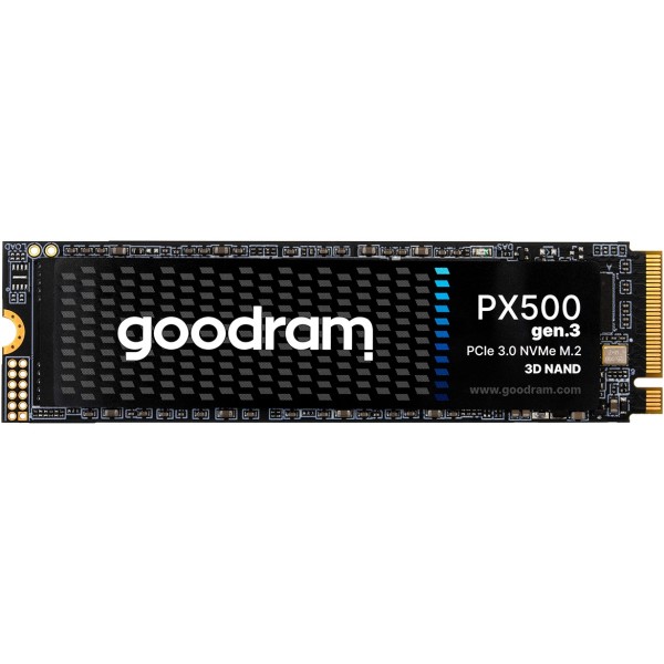 SSD 256Gb GoodRAM PX500 M.2 2280 PCIe 3x4 NVMe 3D NAND, Retail (SSDPR-PX500-256-80-G3)