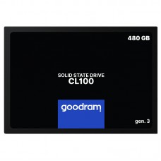 SSD 480Gb GoodRAM CL100 SATA III 2.5" TLC, Retail (SSDPR-CL100-480-G3)