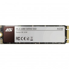 SSD 512Gb AGI AI238 M.2 2280 SATA 2.5" 3D NAND QLC, Retail (AGI512G80AI238)