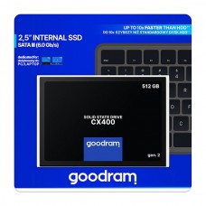 SSD 512Gb GoodRAM CX400 SATA III 2.5" 3D NAND, Retail (SSDPR-CX400-512-G2)