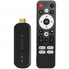 TV Медіаплеєр AGN Media Stick 2/16Gb/ Amlogic S905L3/ Android 14/ WiFi 2.4G+5G/ BT 5.4/ USB2.0/ чорн (AGNSTICK216)
