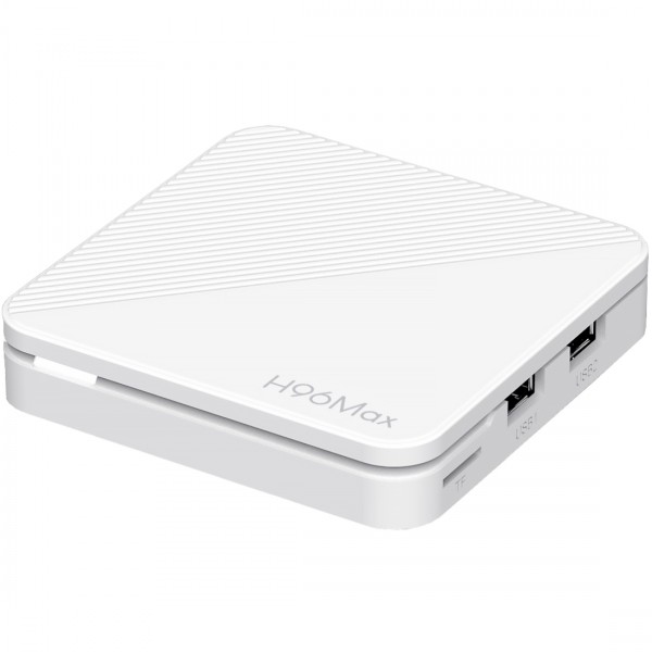TV Медіаплеєр H96 MAX H313 2/16Gb/ Allwinner H313/ Android 14/ WiFi 2.4G+5G/LAN:100M (H313_ 2GB/16GB)