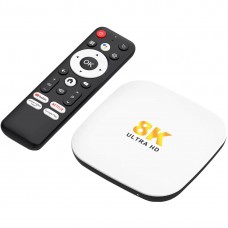 TV Медіаплеєр H96 MAX M2 plus 4/32Gb/ Rockchip RK3528/ Android 14/ WiFi 6/ BT 5.4/ LAN:100M/ IRпульт (M2PLUS_4GB/32GB)