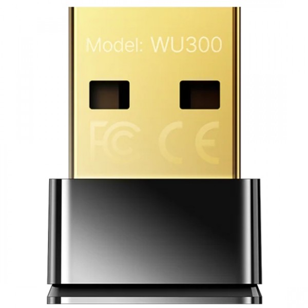 Адаптер WiFi Cudy WU300, AX300 Wi-Fi 6 Nano USB Adapter (WU300)