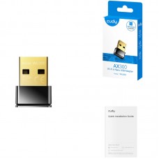 Адаптер WiFi Cudy WU300, AX300 Wi-Fi 6 Nano USB Adapter (WU300)