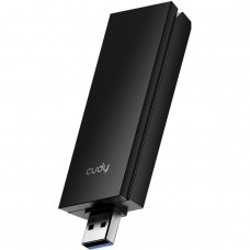Адаптер WiFi Cudy WU5400, AX5400 Tri-Band Wi-Fi 6 / 6E USB 3.0 Adapter, 802.11ax/ac/a/b/g/n, 2402Mbp (WU5400)