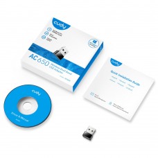 Адаптер WiFi Cudy WU650, AC650 Wi-Fi Mini USB Adapter (WU650)