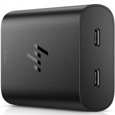 Адаптер живлення для ноутбука HP 65W GaN USB-C LC, чорний (600Q7AA)