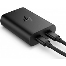 Адаптер живлення для ноутбука HP 65W GaN USB-C LC, чорний (600Q7AA)