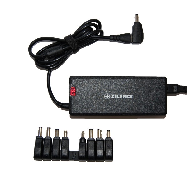 Адаптер живлення для ноутбука Xilence 90W Mini Universal Чорний (SPS-XP-LP90.XM010)