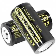 Акумулятор 16340 LiitoKala, Lii-16A, 700mAh, 3.7V li-ion battery, 1 pcs (Lii-16A (CR123A))