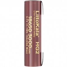 Акумулятор 18650 LiitoKala, Lii-HG2-N 3000mAh, 3.7V li-ion battery, 1 pcs (Lii-HG2-N)