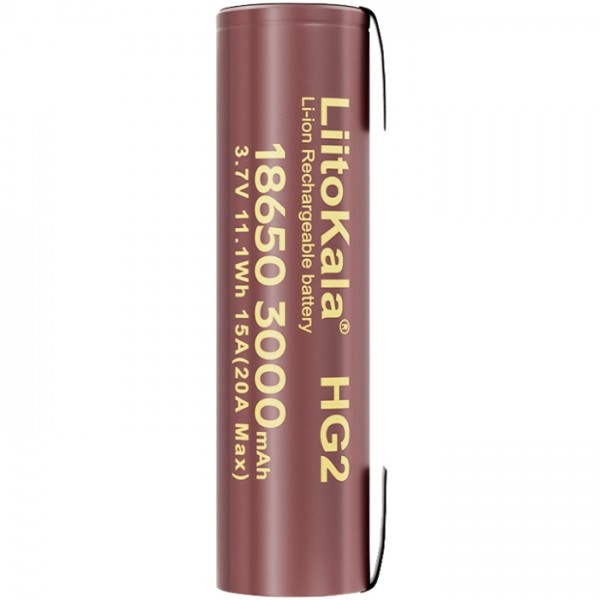 Акумулятор 18650 LiitoKala, Lii-HG2-N 3000mAh, 3.7V li-ion battery, 1 pcs (Lii-HG2-N)