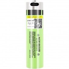 Акумулятор 18650 LiitoKala, USB-34B, 3400mAh, 3.7 li-ion battery, 1 pcs вбуд. USB для зар. Type-С (Lii-USB-34B)