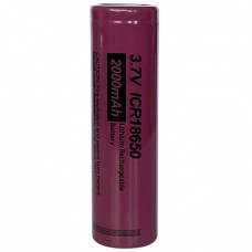 Акумулятор 18650 PKCELL, 2000mAh, 3.7V li-ion ICR, battery, blister 1 pcs (ICR18650 2000)