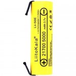 Акумулятор 21700 LiitoKala, 50E-N, 5000mAh, 3.7V li-ion battery, 1 pcs (50E-N) Акумулятор 21700 LiitoKala, 50E-N, 5000mAh, 3.7V li-ion battery, 1 pcs (50E-N)