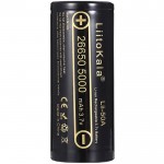 Акумулятор 26650 LiitoKala, Lii-50A-JT, 5000mAh, 3.7V li-ion battery, 1 pcs (Lii-50A-JT)