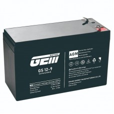Акумуляторна батарея GEM Battery 12V-9.0Ah, AGM, F1/F2, (GS 12-9) (GS 12-9)