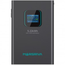 Акумуляторна батарея Marsriva LiFePO4, 25.6V/204Ah, 5.22KWH, настінний (MR-LFP24-200-WMD)