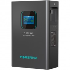 Акумуляторна батарея Marsriva LiFePO4, 25.6V/204Ah, 5.22KWH, настінний (MR-LFP24-200-WMD)