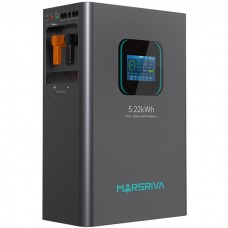 Акумуляторна батарея Marsriva LiFePO4, 51.2V/102Ah, 5.22KWH, настінний (MR-LFP48-100-WMD)