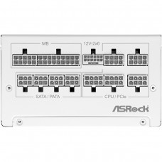 БЖ 1000W ASRock SteelLegend White SL-1000GW ATX 3.1 135mm, 80+ Gold, Fully Modular, Retail (SL-1000GW)